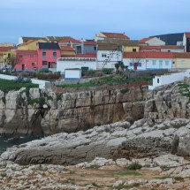 Colorful houses of Peniche